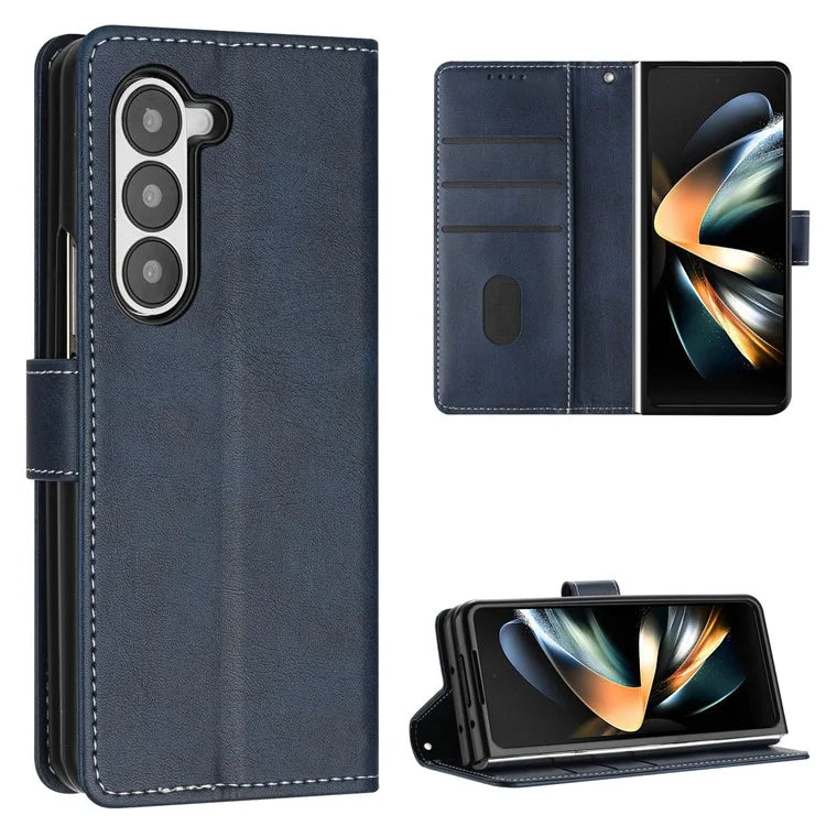 For Samsung Galaxy Z Fold5 5G Case Stand Wallet Folio PU Leather Phone Cover