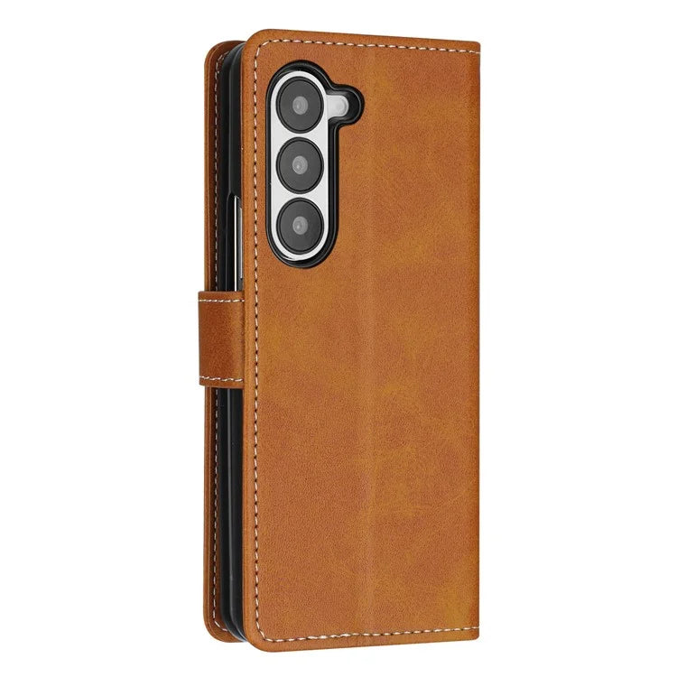 For Samsung Galaxy Z Fold5 5G Case Stand Wallet Folio PU Leather Phone Cover
