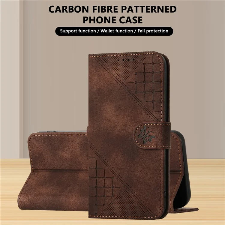 YX0080 For Samsung Galaxy M15 5G / F15 5G Case Butterfly Imprint Leather Wallet Phone Cover