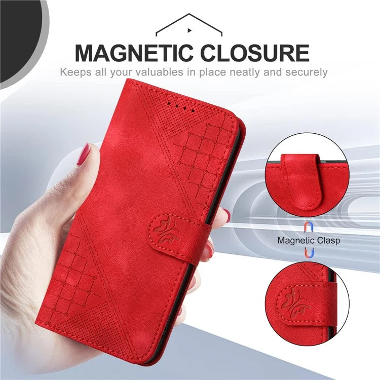 YX0080 For Samsung Galaxy M15 5G / F15 5G Case Butterfly Imprint Leather Wallet Phone Cover