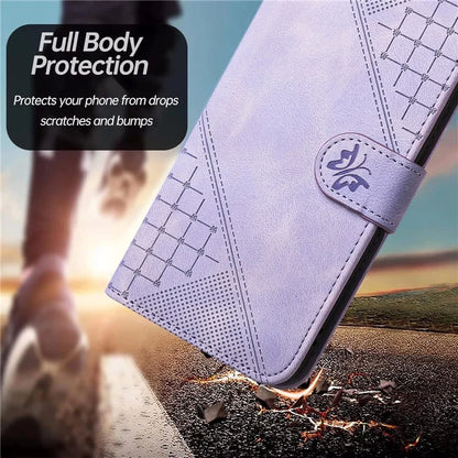 YX0080 For Samsung Galaxy A24 4G (162.1 X 77.6 X 8.3mm) Case Leather Wallet Phone Cover