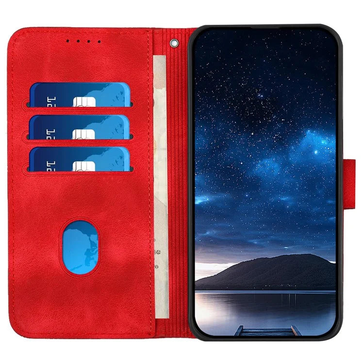 YX0080 For Samsung Galaxy A24 4G (162.1 X 77.6 X 8.3mm) Case Leather Wallet Phone Cover