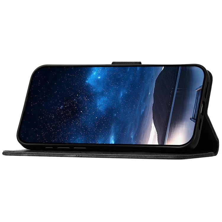 YX0080 For Samsung Galaxy A24 4G (162.1 X 77.6 X 8.3mm) Case Leather Wallet Phone Cover