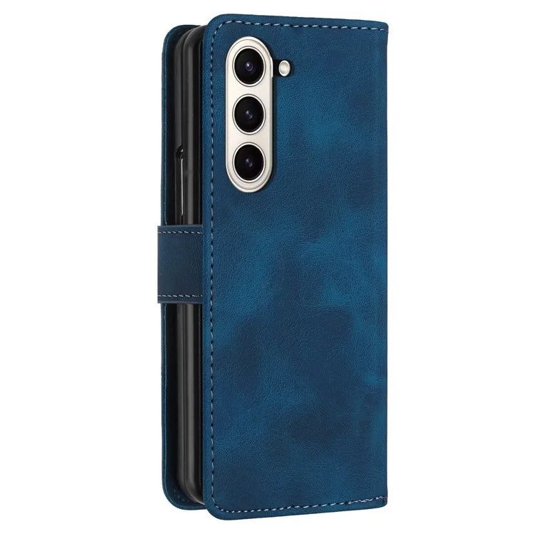 YX0080 For Samsung Galaxy Z Fold5 5G Case Butterfly Imprint Leather Wallet Phone Cover