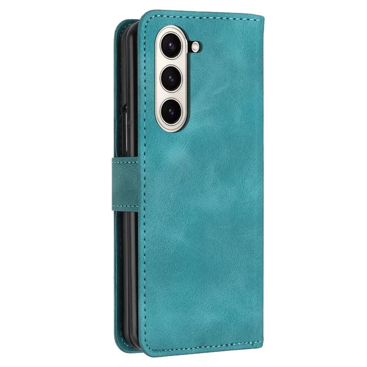 YX0080 For Samsung Galaxy Z Fold5 5G Case Butterfly Imprint Leather Wallet Phone Cover