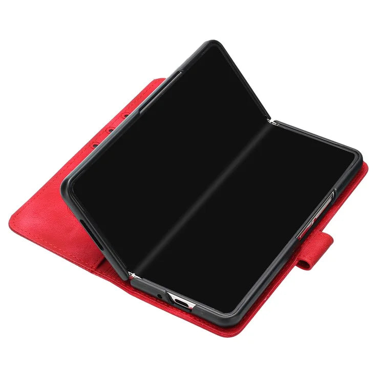 YX0080 For Samsung Galaxy Z Fold5 5G Case Butterfly Imprint Leather Wallet Phone Cover