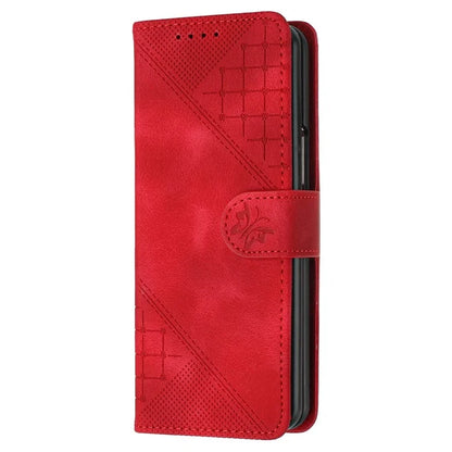 YX0080 For Samsung Galaxy Z Fold5 5G Case Butterfly Imprint Leather Wallet Phone Cover