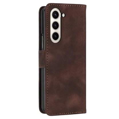 YX0080 For Samsung Galaxy Z Fold5 5G Case Butterfly Imprint Leather Wallet Phone Cover