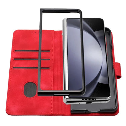 YX0080 For Samsung Galaxy Z Fold4 5G Case Butterfly Imprint Leather Wallet Phone Cover