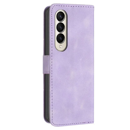 YX0080 For Samsung Galaxy Z Fold4 5G Case Butterfly Imprint Leather Wallet Phone Cover