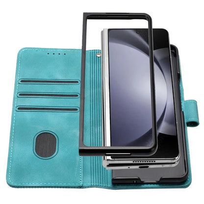 YX0080 For Samsung Galaxy Z Fold4 5G Case Butterfly Imprint Leather Wallet Phone Cover