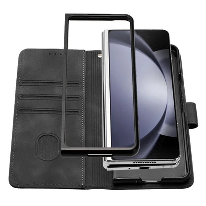 YX0080 For Samsung Galaxy Z Fold4 5G Case Butterfly Imprint Leather Wallet Phone Cover