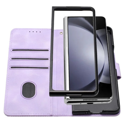 YX0080 For Samsung Galaxy Z Fold3 5G Case Butterfly Imprint Leather Wallet Phone Cover