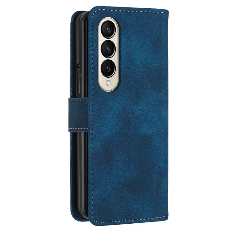 YX0080 For Samsung Galaxy Z Fold3 5G Case Butterfly Imprint Leather Wallet Phone Cover