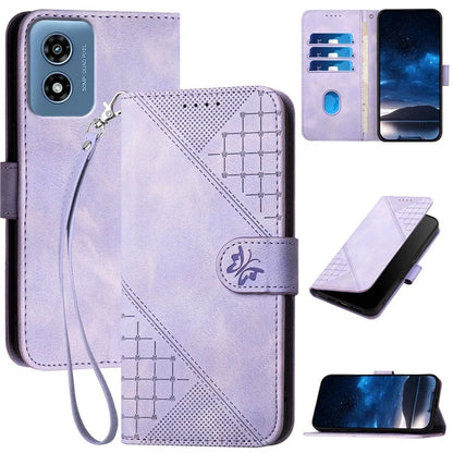 YX0080 For Motorola Moto G Play 5G (2024) / Moto G 5G (2024) Case Butterfly Imprint Leather Wallet Phone Cover