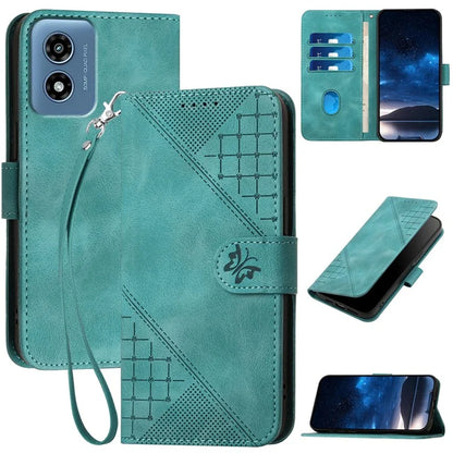YX0080 For Motorola Moto G Play 5G (2024) / Moto G 5G (2024) Case Butterfly Imprint Leather Wallet Phone Cover
