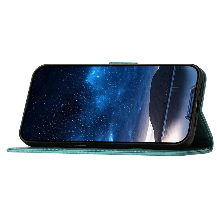 YX0080 For Motorola Moto G Play 5G (2024) / Moto G 5G (2024) Case Butterfly Imprint Leather Wallet Phone Cover