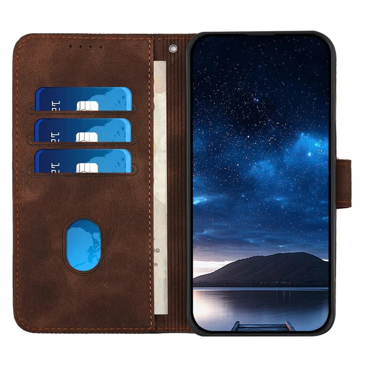 YX0080 For Motorola Moto G Play 5G (2024) / Moto G 5G (2024) Case Butterfly Imprint Leather Wallet Phone Cover