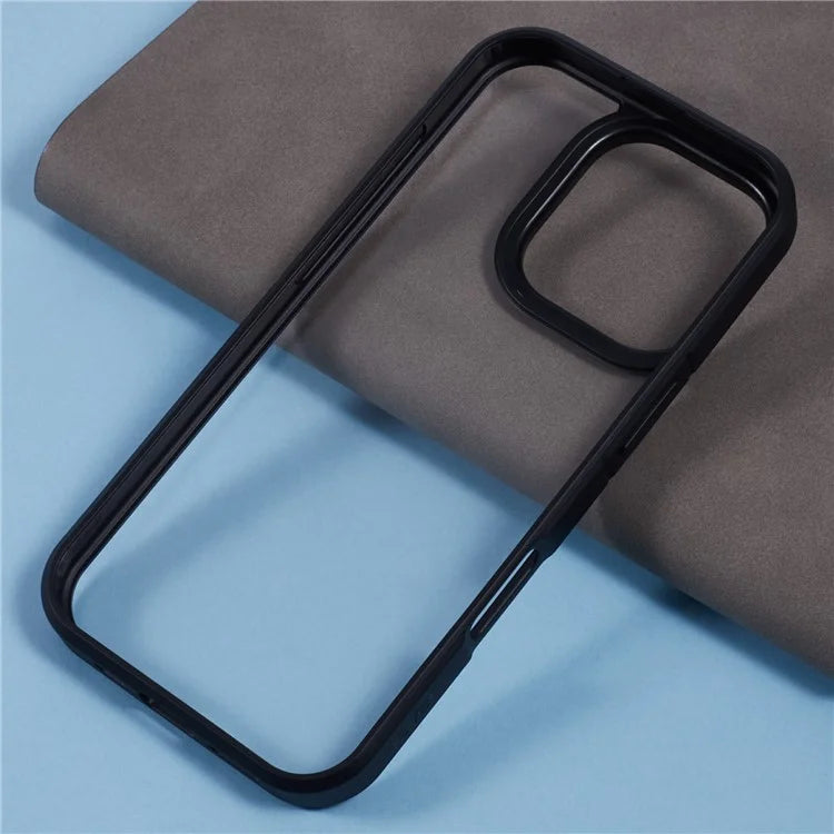 X-LEVEL For iPhone 16 Pro Max Case Acrylic+Silicone Anti-Scratch Clear Back Phone Cover