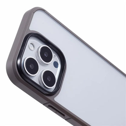 X-LEVEL For iPhone 16 Pro Max Case Acrylic+Silicone Anti-Scratch Clear Back Phone Cover