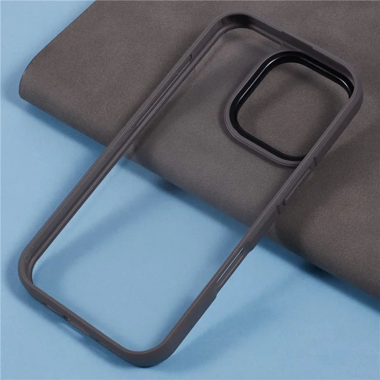X-LEVEL For iPhone 16 Pro Max Case Acrylic+Silicone Anti-Scratch Clear Back Phone Cover