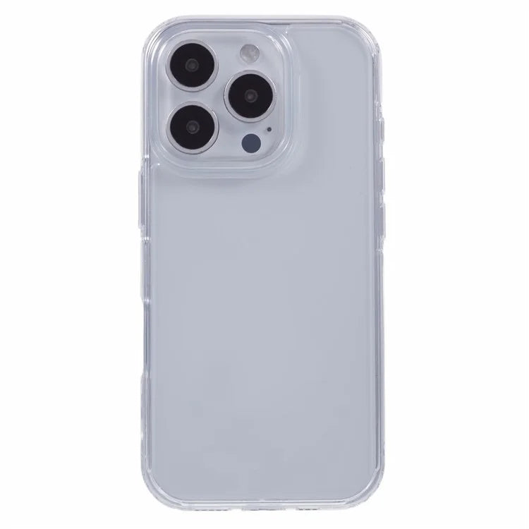 X-LEVEL For iPhone 16 Pro Max Case Acrylic+Silicone Anti-Scratch Clear Back Phone Cover