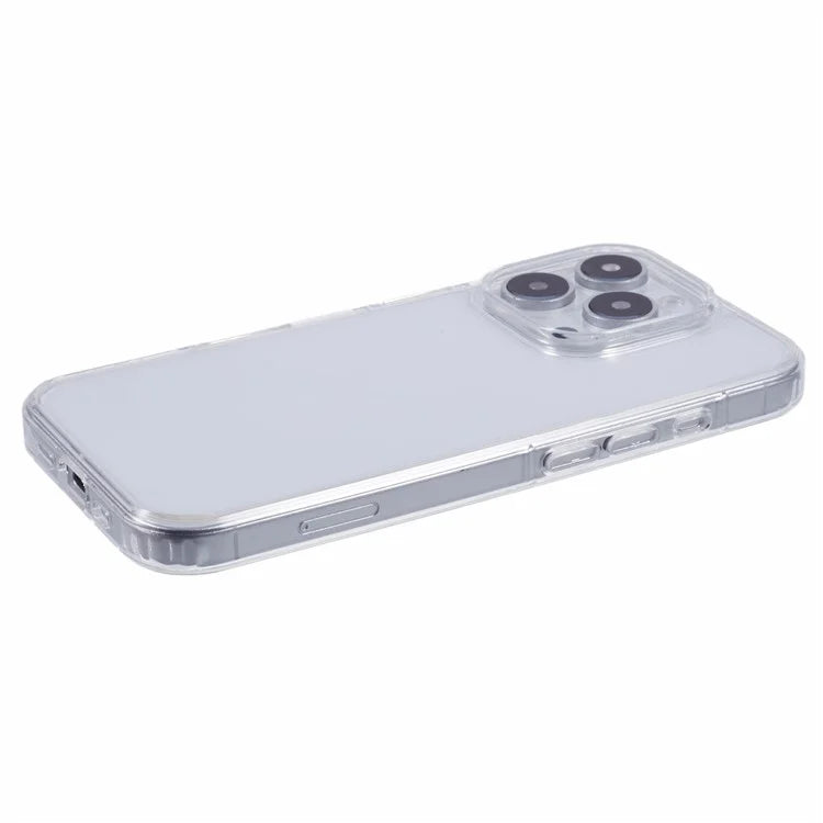 X-LEVEL For iPhone 16 Pro Max Case Acrylic+Silicone Anti-Scratch Clear Back Phone Cover