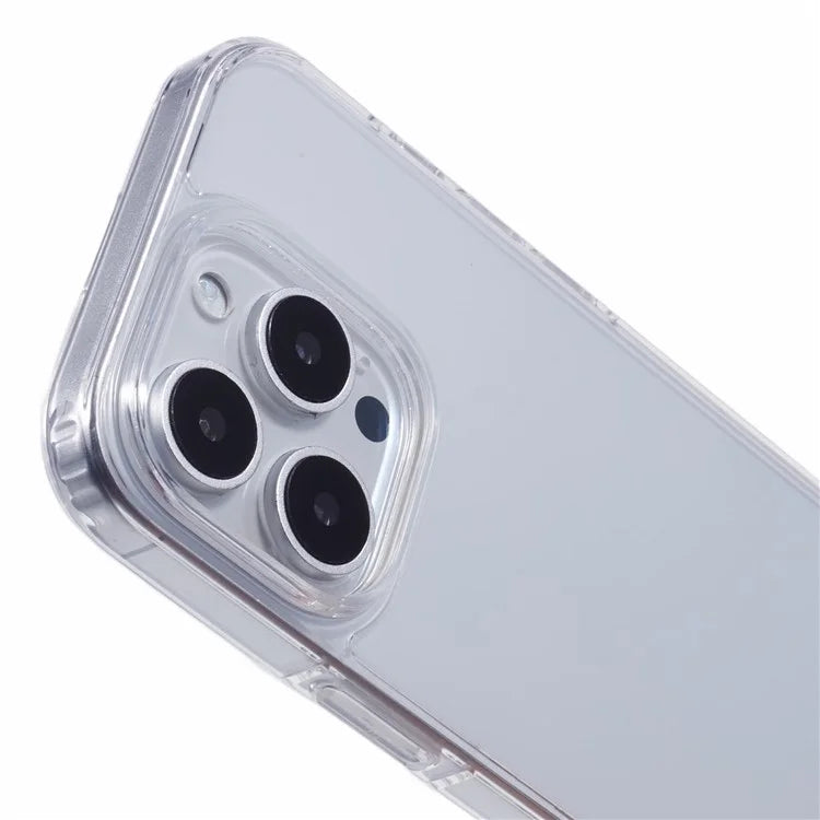 X-LEVEL For iPhone 16 Pro Max Case Acrylic+Silicone Anti-Scratch Clear Back Phone Cover