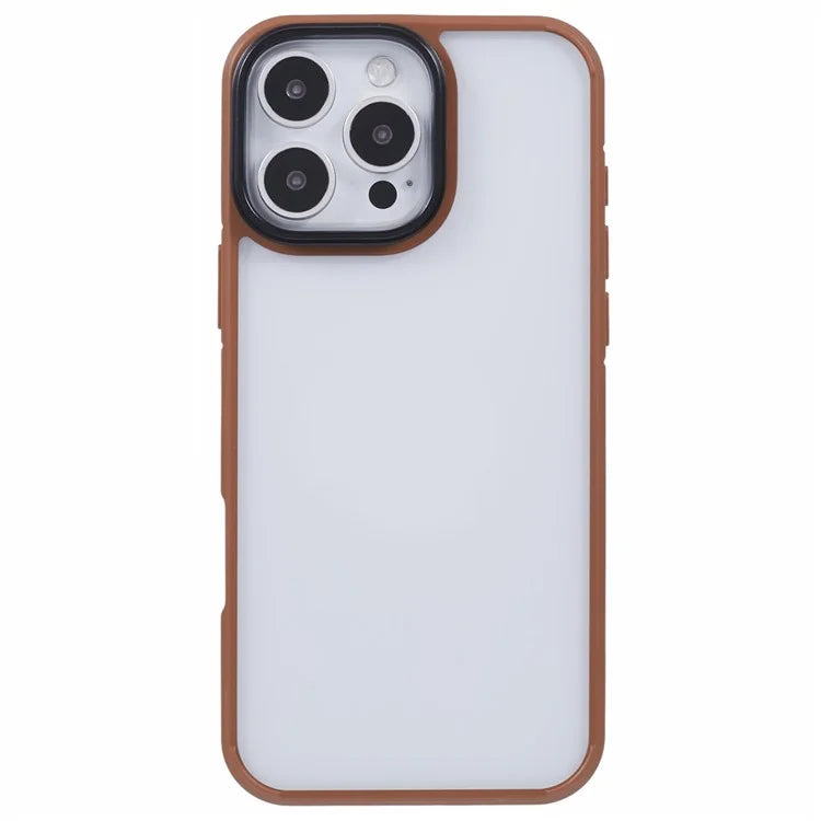 X-LEVEL For iPhone 16 Pro Max Case Acrylic+Silicone Anti-Scratch Clear Back Phone Cover
