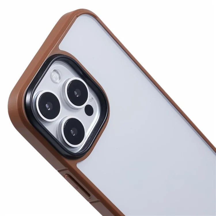 X-LEVEL For iPhone 16 Pro Max Case Acrylic+Silicone Anti-Scratch Clear Back Phone Cover