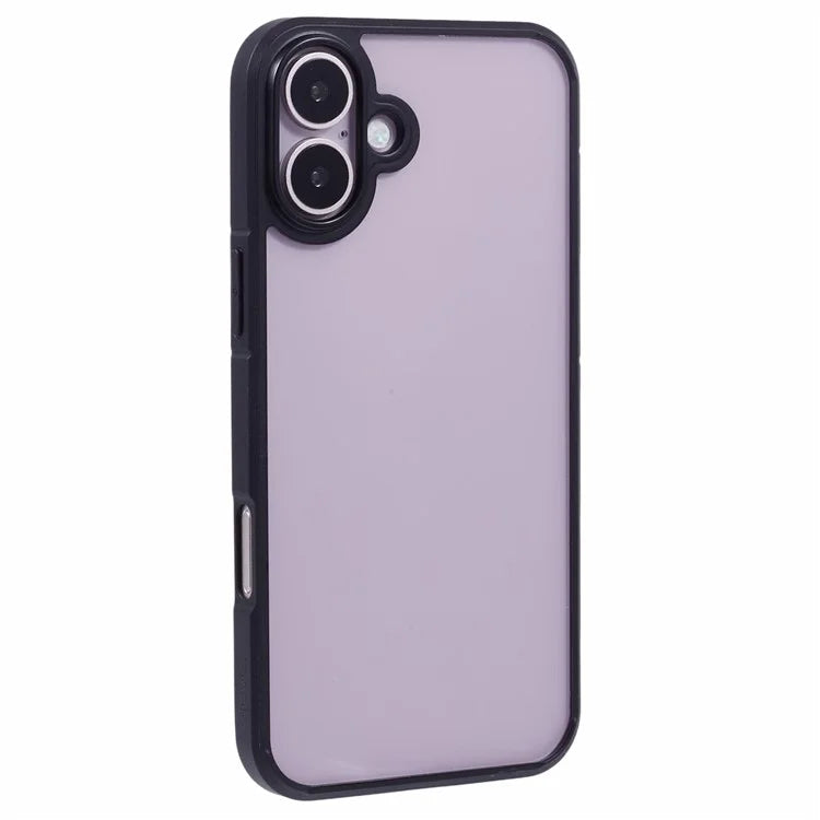 X-LEVEL For iPhone 16 Case Acrylic+Silicone Anti-Scratch Clear Back Phone Cover