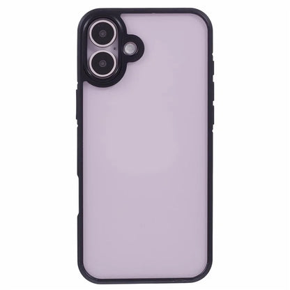 X-LEVEL For iPhone 16 Case Acrylic+Silicone Anti-Scratch Clear Back Phone Cover