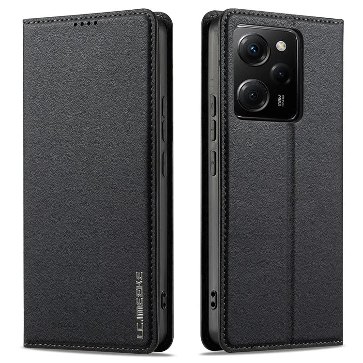 LC.IMEEKE L1 Series for Xiaomi Poco X5 Pro 5G / Redmi Note 12 Pro 5G Case PU Leather Wallet Stand Phone Cover