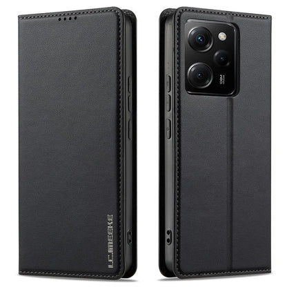 LC.IMEEKE L1 Series for Xiaomi Poco X5 Pro 5G / Redmi Note 12 Pro 5G Case PU Leather Wallet Stand Phone Cover