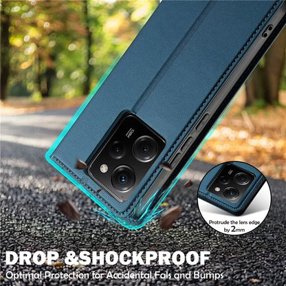 LC.IMEEKE L1 Series for Xiaomi Poco X5 Pro 5G / Redmi Note 12 Pro 5G Case PU Leather Wallet Stand Phone Cover