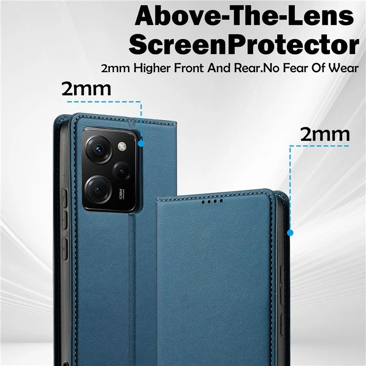 LC.IMEEKE L1 Series for Xiaomi Poco X5 Pro 5G / Redmi Note 12 Pro 5G Case PU Leather Wallet Stand Phone Cover