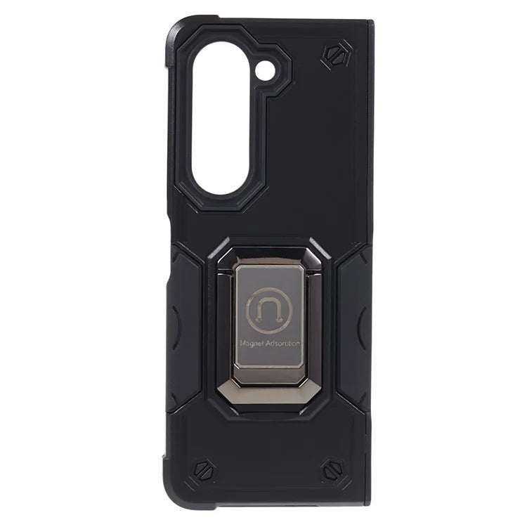 For Samsung Galaxy Z Fold6 5G Case Hidden Kickstand PC+TPU Shockproof Phone Cover