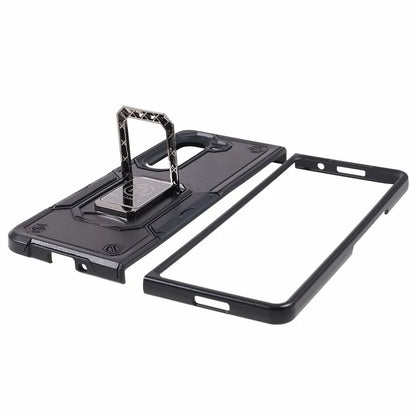 For Samsung Galaxy Z Fold6 5G Case Hidden Kickstand PC+TPU Shockproof Phone Cover