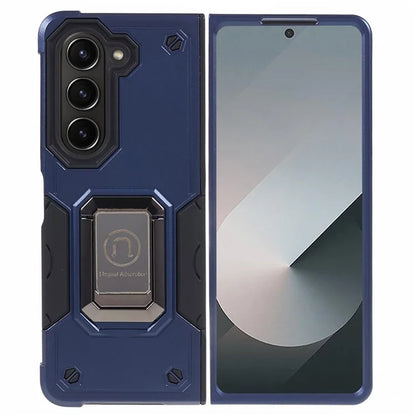 For Samsung Galaxy Z Fold6 5G Case Hidden Kickstand PC+TPU Shockproof Phone Cover