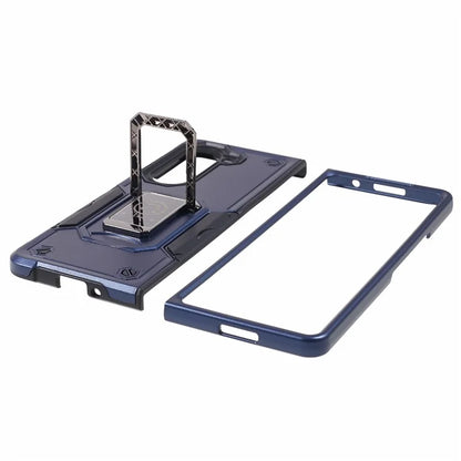 For Samsung Galaxy Z Fold6 5G Case Hidden Kickstand PC+TPU Shockproof Phone Cover