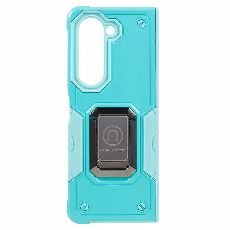 For Samsung Galaxy Z Fold6 5G Case Hidden Kickstand PC+TPU Shockproof Phone Cover