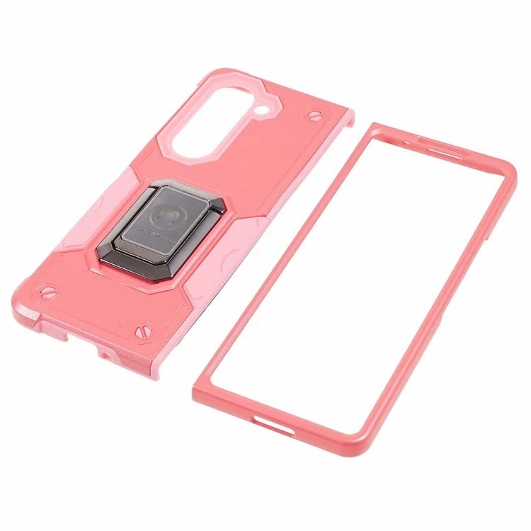 For Samsung Galaxy Z Fold6 5G Case Hidden Kickstand PC+TPU Shockproof Phone Cover