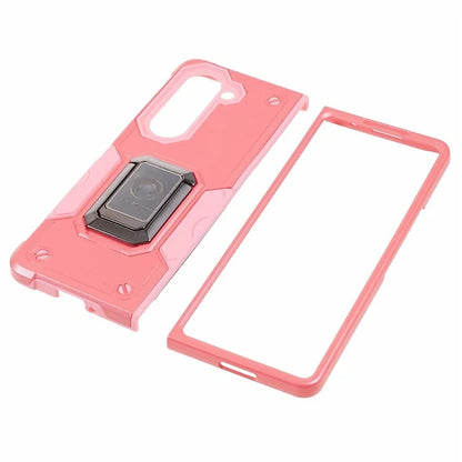 For Samsung Galaxy Z Fold6 5G Case Hidden Kickstand PC+TPU Shockproof Phone Cover