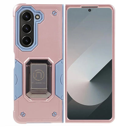 For Samsung Galaxy Z Fold6 5G Case Hidden Kickstand PC+TPU Shockproof Phone Cover