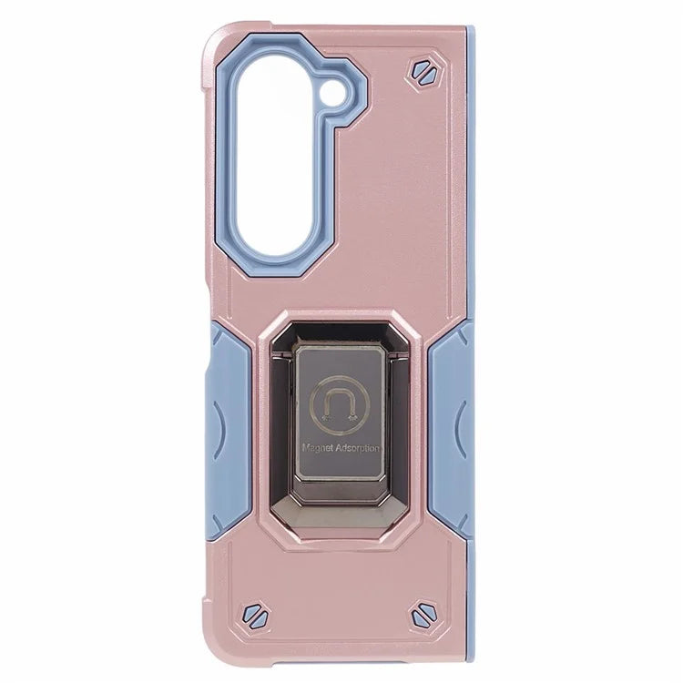 For Samsung Galaxy Z Fold6 5G Case Hidden Kickstand PC+TPU Shockproof Phone Cover