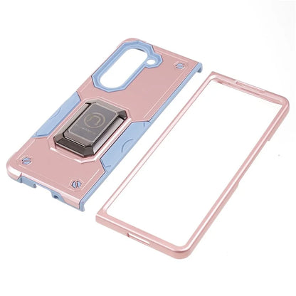 For Samsung Galaxy Z Fold6 5G Case Hidden Kickstand PC+TPU Shockproof Phone Cover
