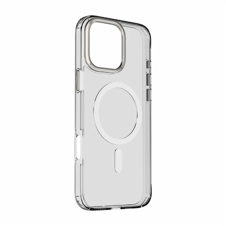 MOMAX MXAP24 For iPhone 16 Pro Max Magnetic Case Compatible with MagSafe TPU+PC Clear Phone Cover