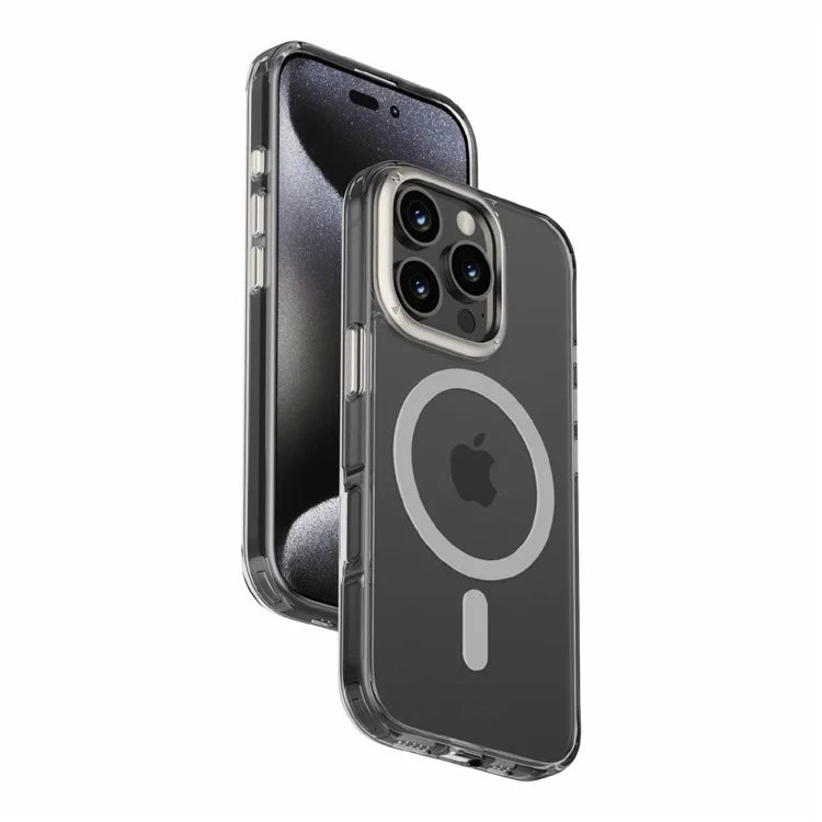 MOMAX MXAP24 For iPhone 16 Pro Max Magnetic Case Compatible with MagSafe TPU+PC Clear Phone Cover