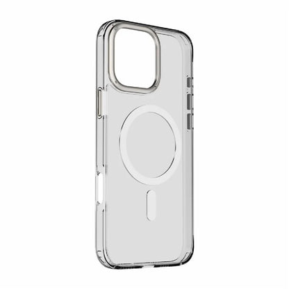 MOMAX MXAP24 For iPhone 16 Pro Magnetic Case Compatible with MagSafe TPU+PC Clear Phone Cover