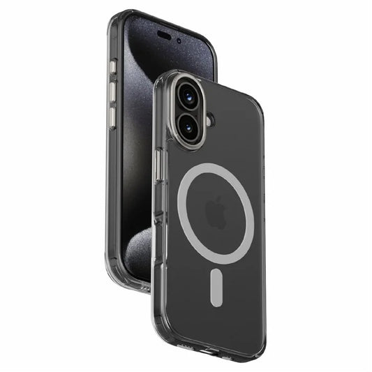 MOMAX MXAP24 For iPhone 16 Plus Magnetic Case Compatible with MagSafe TPU+PC Clear Phone Cover